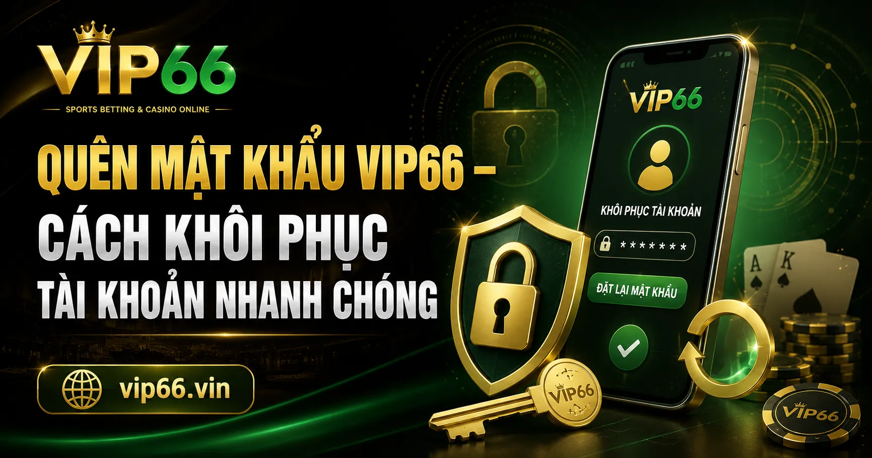 Quên mật khẩu VIP66 là gì