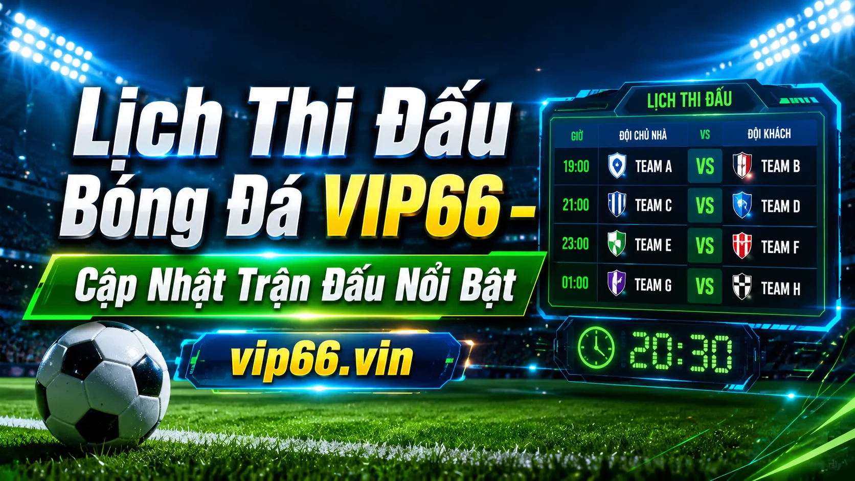 Lịch thi đấu bóng đá VIP66 là gì