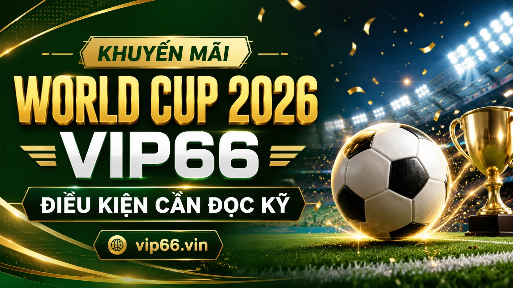 Tổng quan về khuyến mãi World Cup 2026 VIP66